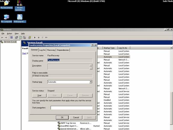 Khôi phục mật khẩu Admin Domain Controller trên Windows 2003