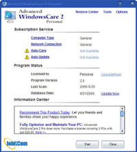 Bảo dưỡng hệ điều hành Windows với Advanced WindowsCare -