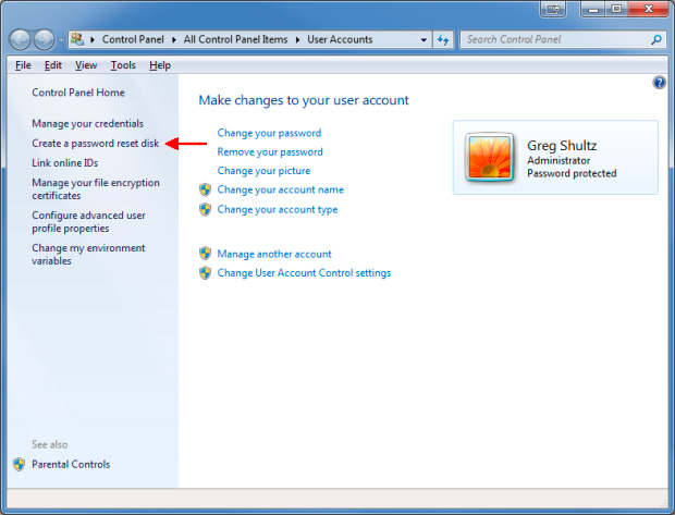 Tạo Windows Password Reset Disk trên Windows 7 bằng ổ USB Flash Drive - Ảnh minh hoạ 2