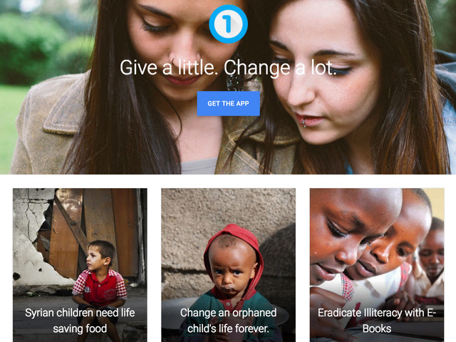 Nếu gặp khó khăn trong việc tìm một tổ chức từ thiện uy tín để gửi gắm lòng nhân ái, ứng dụng One Today của Google 