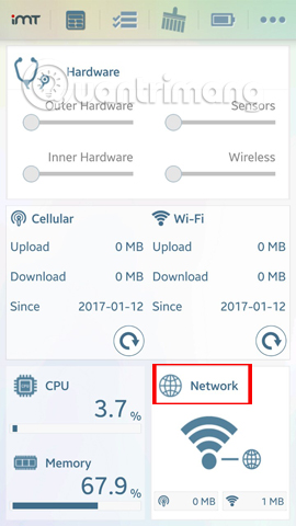 Kết nối Wi-Fi trên thiết bị